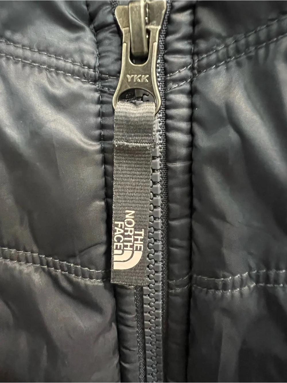 The North Face Kids' Blue Puffer Jacket with Pink Sherpa Lining Size Lg 14-16